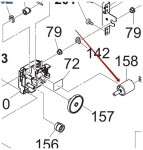 302LC94190 Двигатель постоянного тока 24В/20Вт KYOCERA 302LC94190