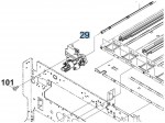 302K094043 Узел очистки KYOCERA PARTS PIPE TRANSFER CLEANING ASSY SP 302K094043/302K094040/302K09404