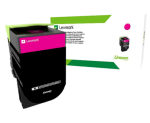 80C0S30/80C8SM0/80C8SME LEXMARK Картридж Lexmark CX310/410/510  2K Малиновый Return Program