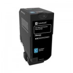 74C5HCE/74C0H20/74C5HC0 LEXMARK Картридж Lexmark с тонером голубого цвета высокой емкости  (12 000)