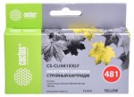 CS-CLI481XXLY Картридж струйный Cactus желтый (12мл) для Canon Pixma TR7540/TR8540/TS6140/TS8140