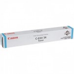 C-EXV34C тонер CANON  голубой